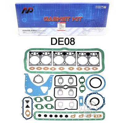 Daewoo DB58 DE08 DE12 Metal Rubber Full Gasket Kit Engine Repair Parts