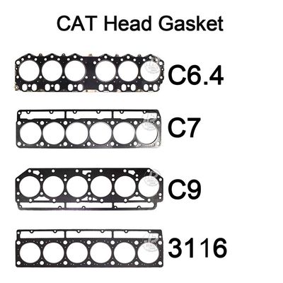 3116 C9 C7 C6.4 CAT Excavator Engine Parts Cylinder Head Gasket