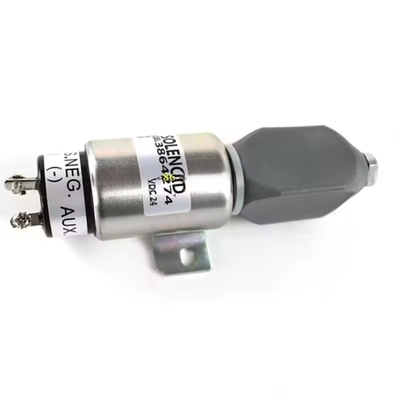 4BT 4B3.9 Engine 24V Fuel Shutoff Solenoid Valve 386-4274 3864274 For  CAT E320 E200B Excavator