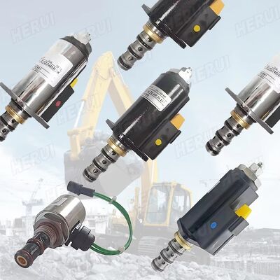Excavadora Solenoide Solenoid Valve Coil Block Set Excavator Solenoid Valve for  Hyundai  Hitachi Doosan