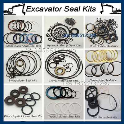 For JCB Center Joint Seal Kit JS160 JS210 JS200 JS220 JS290 Swivel Joint 332/D5124  828/10371 Excavator Rotary Coupling Kits
