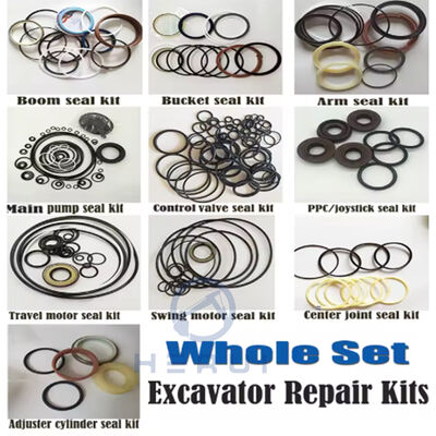R210LC-7 R210-7 R220-9S R220-9 R220LC-9S Joystick Seal Kit for  Excavator Pilot Valve Repair Kit Operating Lever O-ring