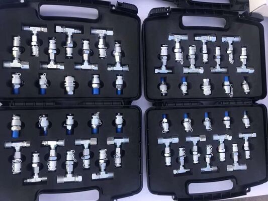 For CHitachi Komatsu Kobelco Hydraulic Pressure Gauge Diagnostic Test Kits Pressure Tee Joint Box Diagnostic Tool