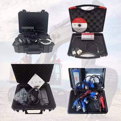 Hydraulic Pressure Test Kit 4 Gauges for Excavators Pressure Gauge Diagnostic Tools