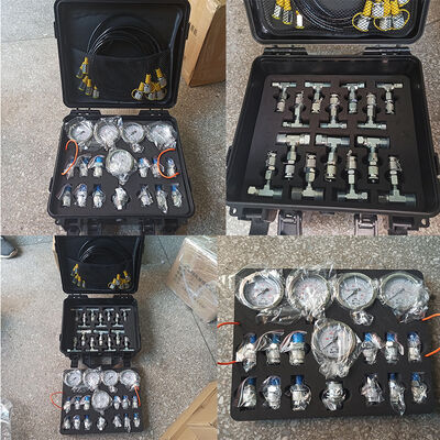 Good Quality Excavator Hydraulic Pressure Gauge Set Diagnostic Tool