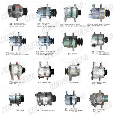 24V DX800 Excavator Alternator Generator Assy for Doosan Excavator 300901-00198 30090100198
