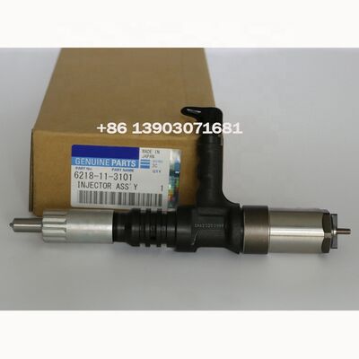 6156-11-3301 Fuel Injector 6D125 for Komatsu Nozzle Injector Excavator Engine Part PC400-7