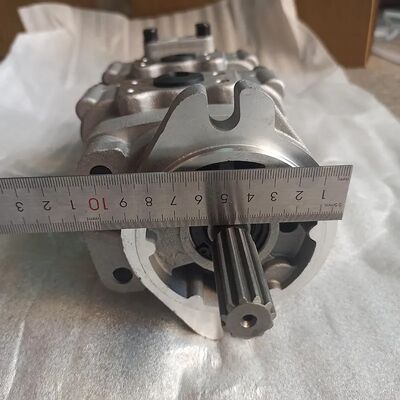 PC28UU-2 Pilot Pump Hydraulic 705-41-08100 Triple Gear Oil Pump Charge Pump for Komatsu