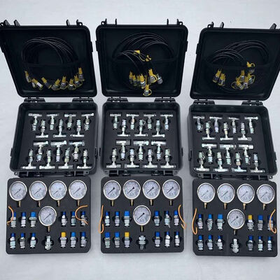 Good Quality Excavator Hydraulic Pressure Gauge Set Diagnostic Tool