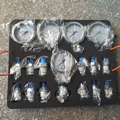 Good Quality Excavator Hydraulic Pressure Gauge Set Diagnostic Tool