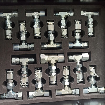 Hydraulic Pressure Gauge Set Diagnostic Test Kits for Excavator Engine Parts