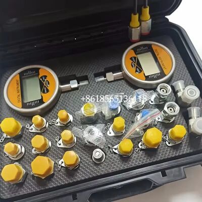 2 Gauges Hydraulic Pressure Gauge Set Diagnostic Test Kits for All Model Device Precision Digital Pressure Gauge